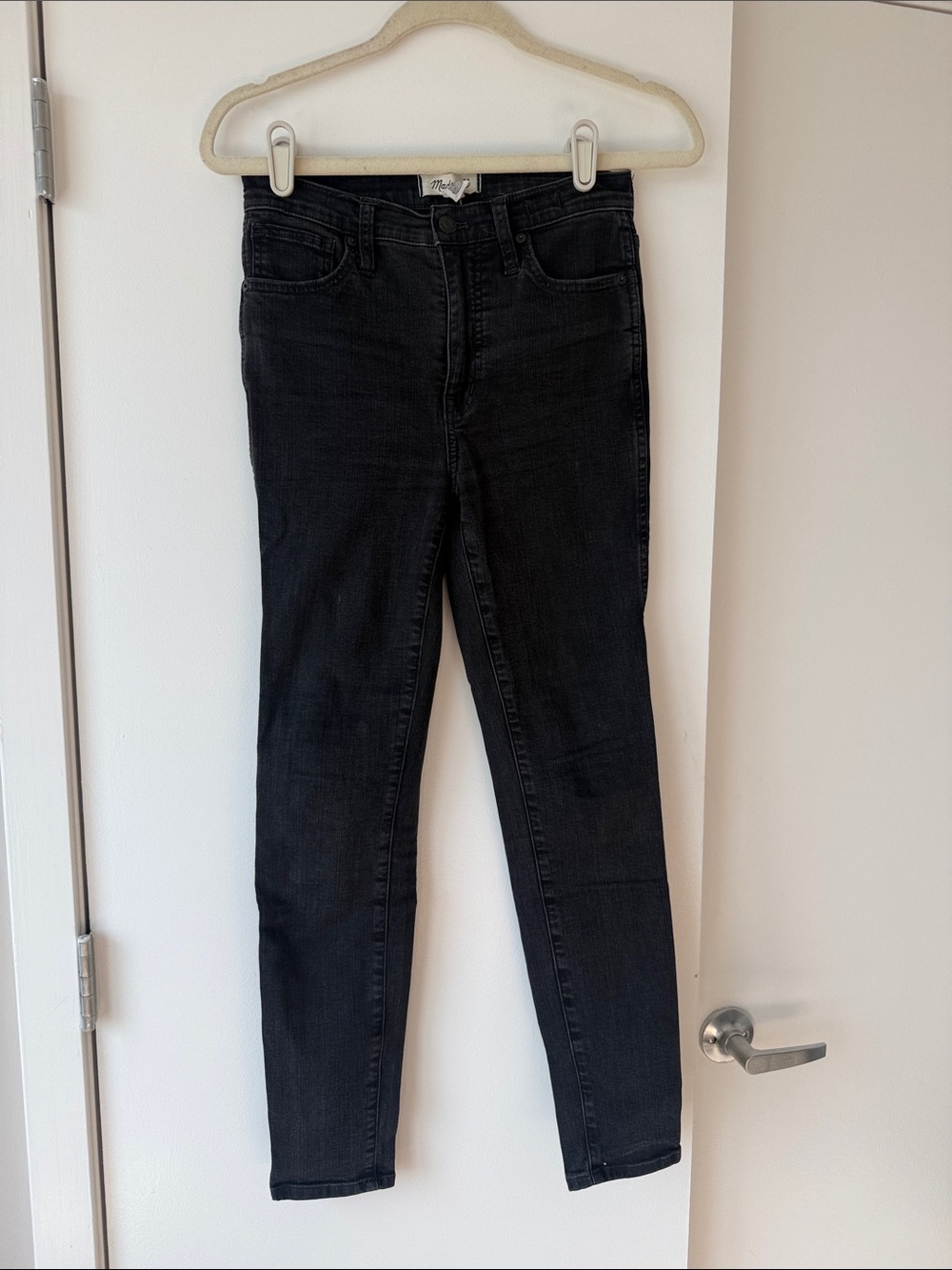 Madewell Black Skinny High-Rise Jeans